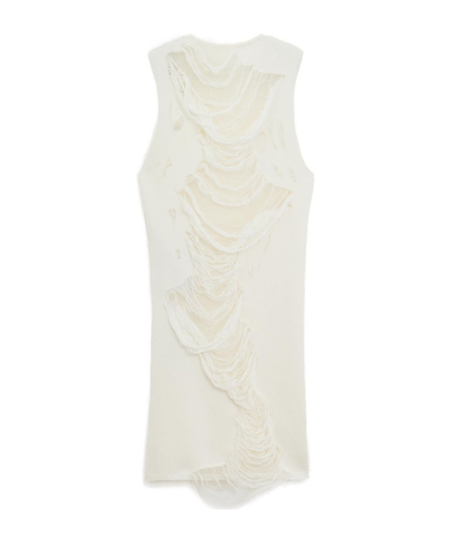 Mm6 Maison Margiela Dress In Off White
