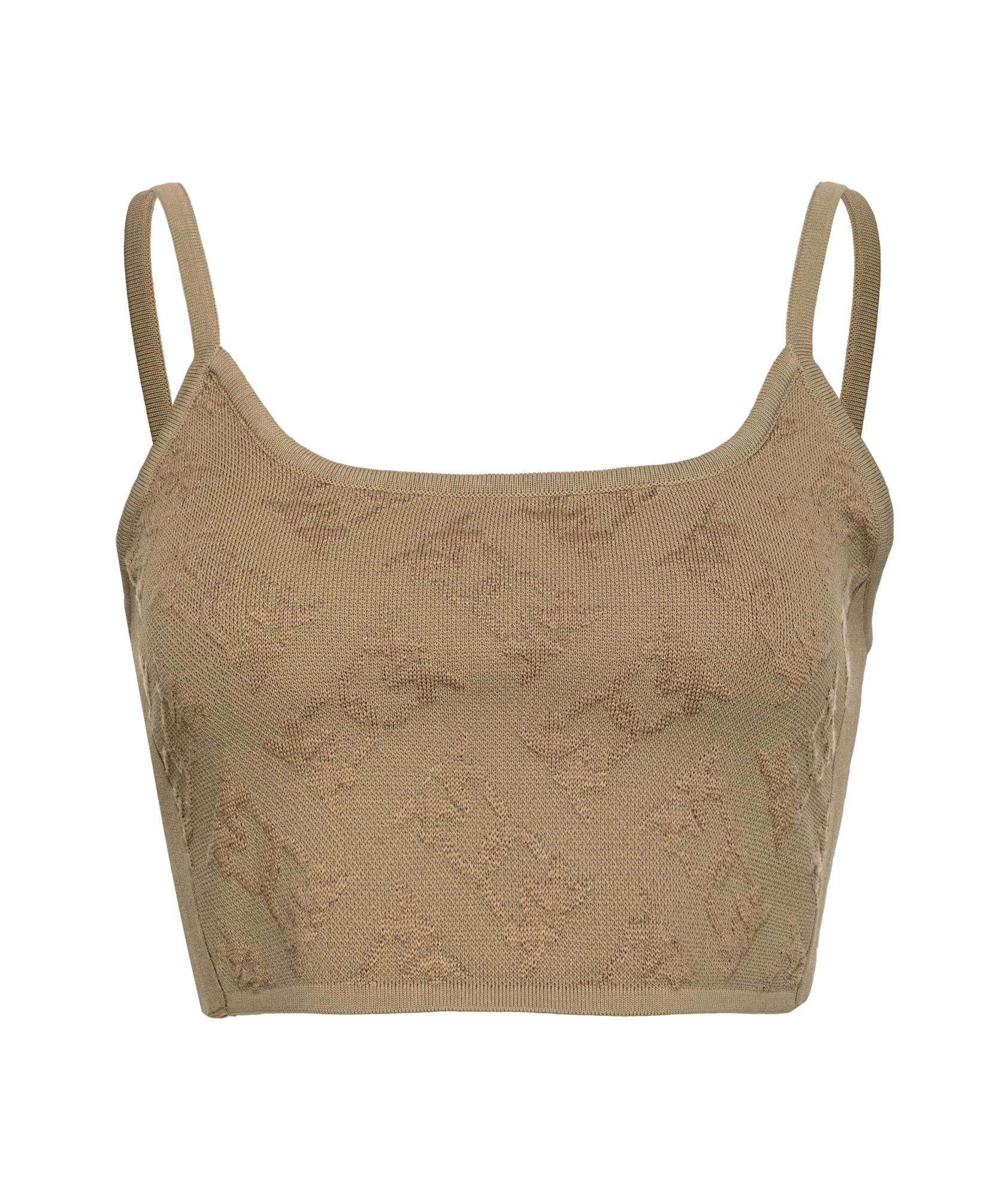 Pinko Thin Shoulder Strap Vest In Brown