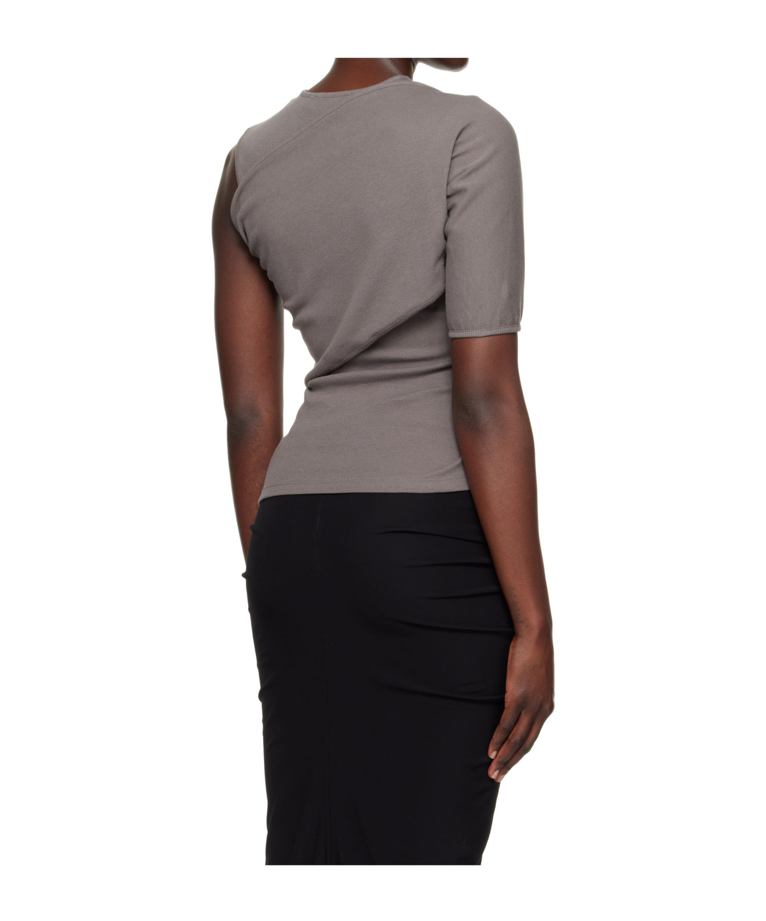 Christopher Esber Gray Contorsion Rib Tank Top In Gray