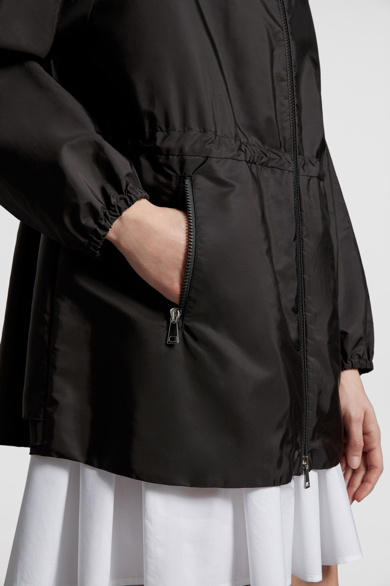 Shop Moncler Wete Hooded Jacket In Black