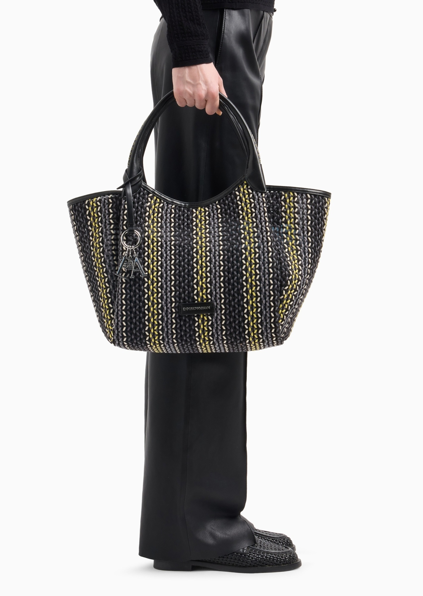 Emporio Armani Geometric-pattern Tote Bag