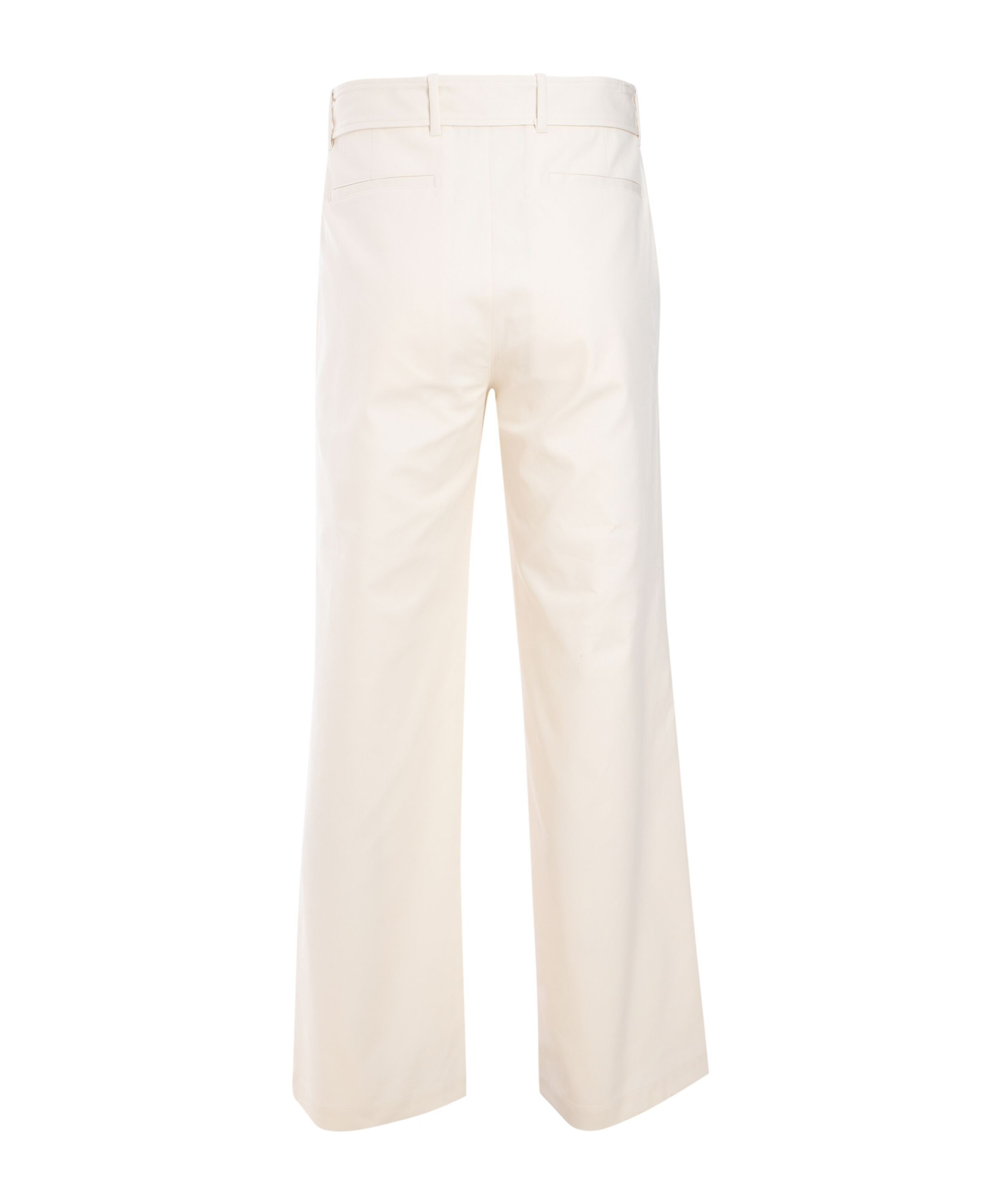 Msgm Straight-leg Trousers In White