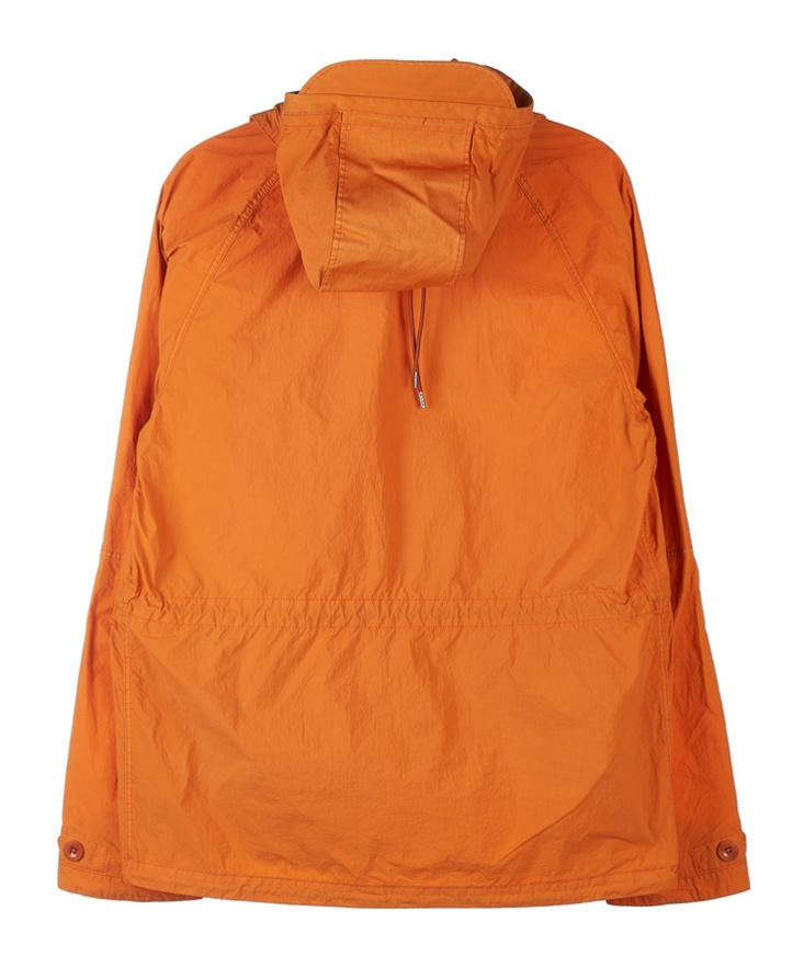Ten C Long-sleeved Casual Jacket In Orange