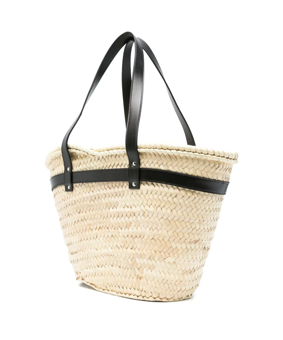 Coperni Logo-plaque Top Handle Bucket Bag In Nude