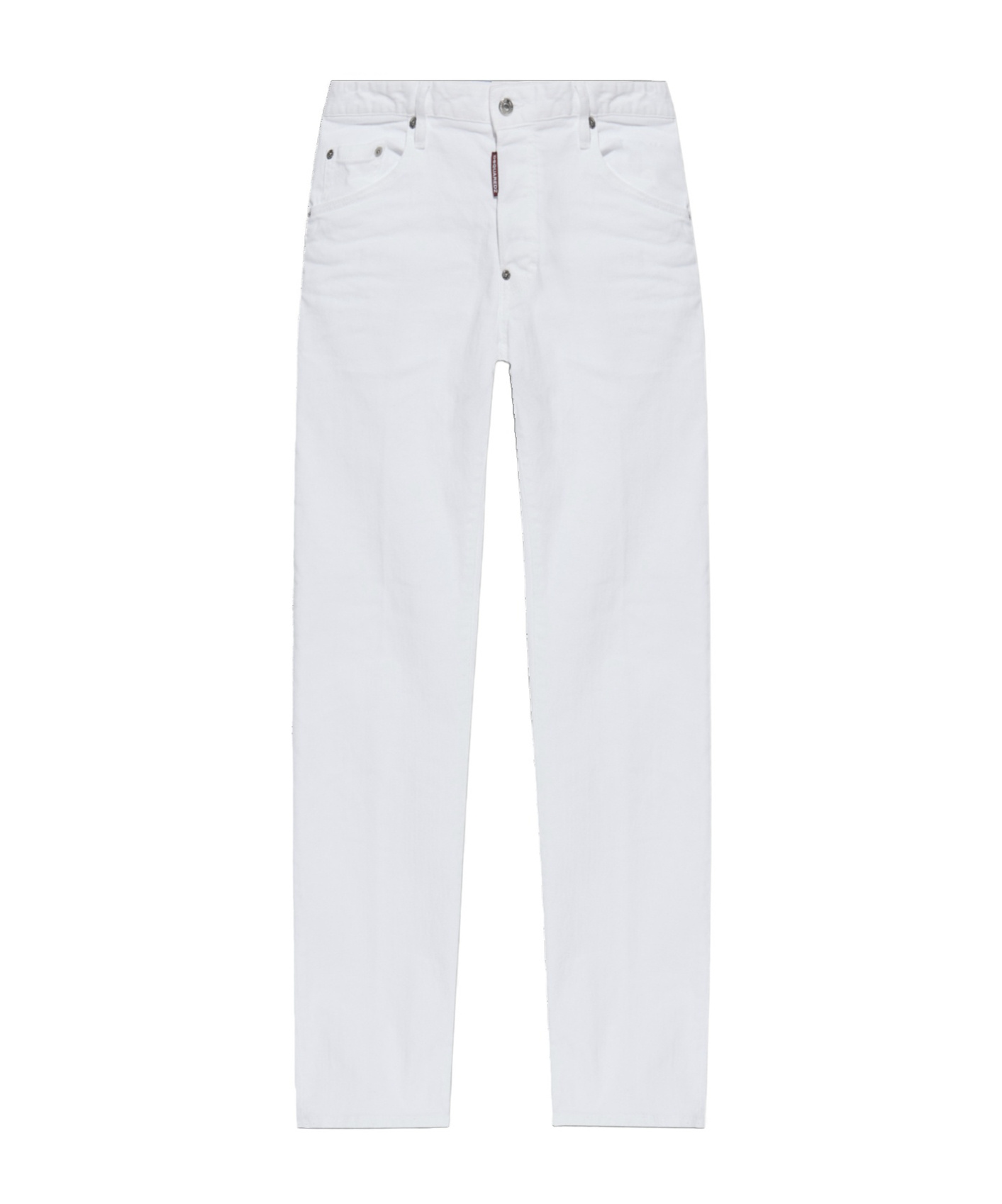 Dsquared2 Jeans With Belt Loops In White