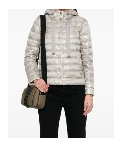 Herno Quilted Jacket With Hood And Pockets In White