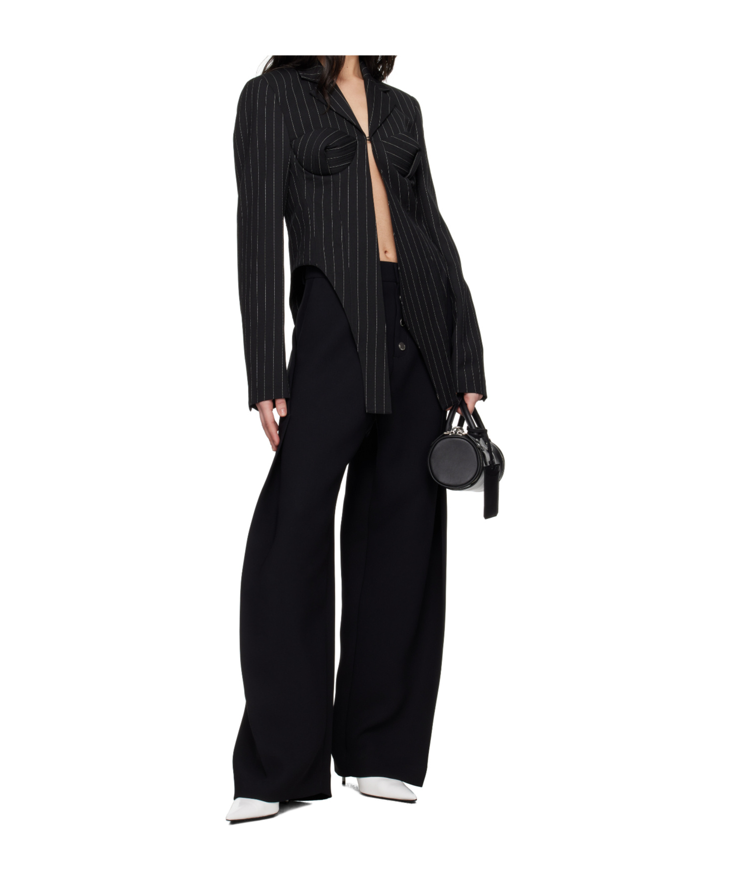 Jean Paul Gaultier Tailored Fitted Blazer In Black