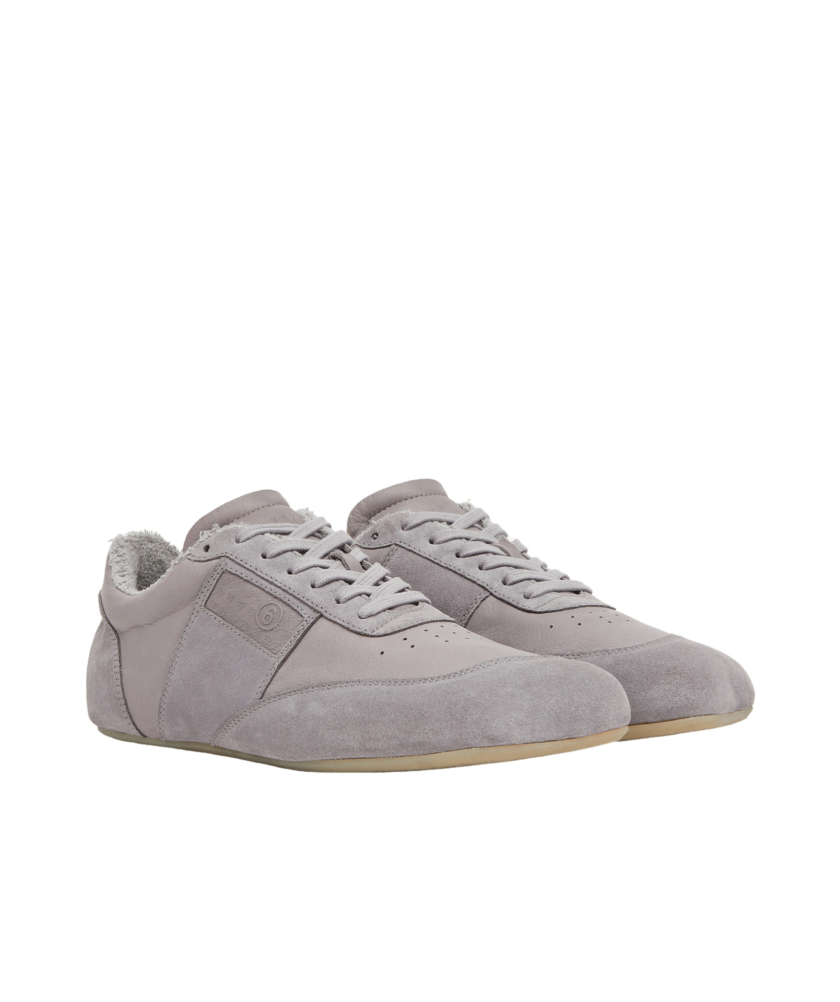 Mm6 Maison Margiela Gray Anatomic Sneakers In Gray