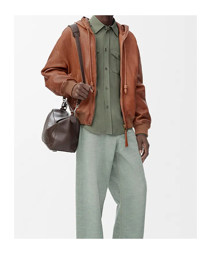 Loewe Shirt In Viscose Blend In Green