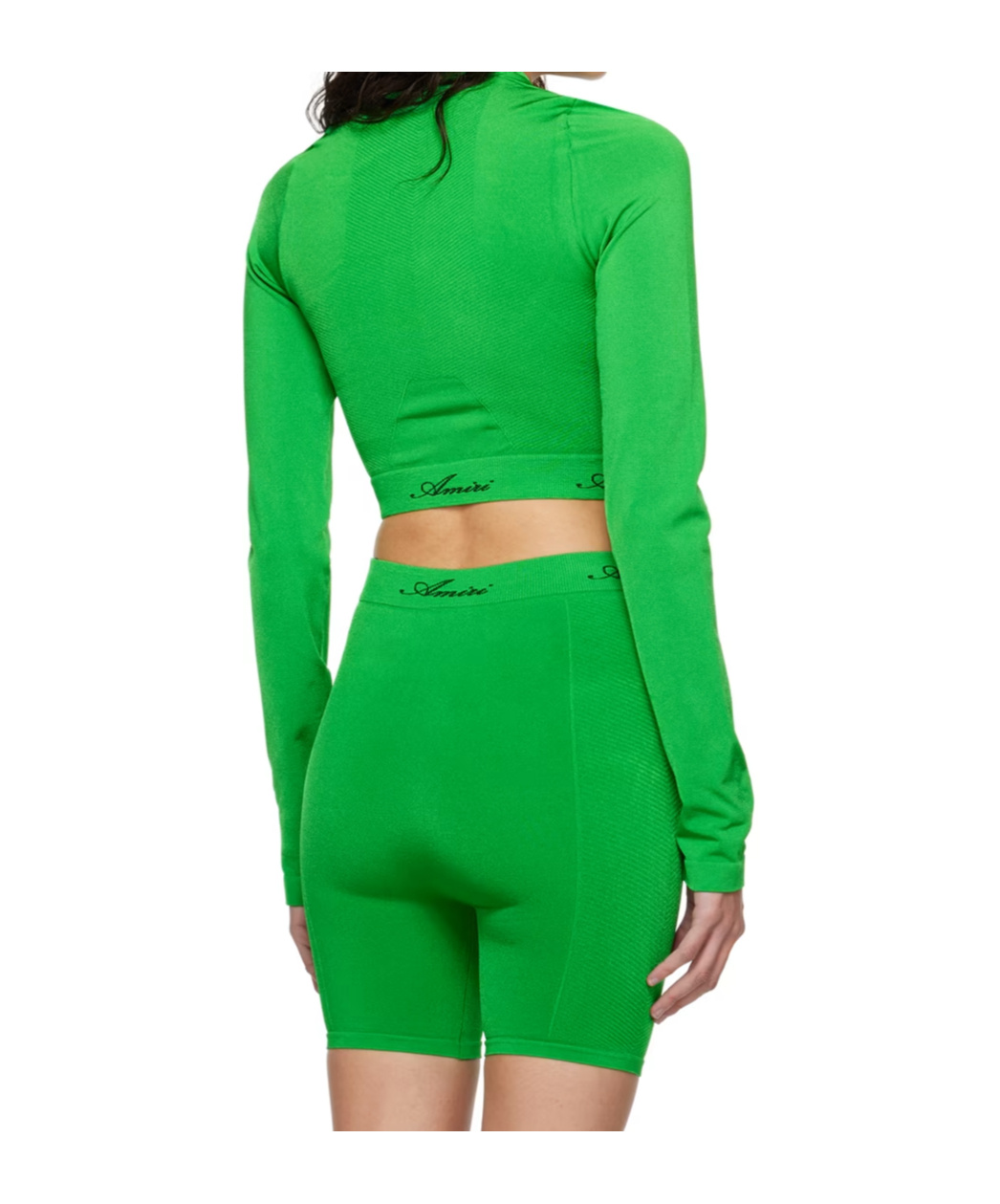 Amiri Logo Short T-shirt In Green