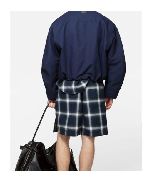 Acne Studios Logo-patch Bomber Jacket In Blue