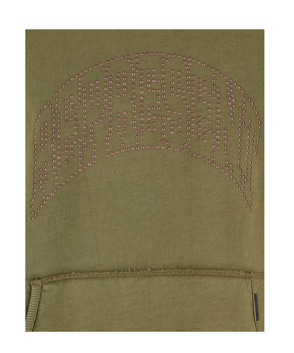Represent Green Sweatshirt With Logo Lettering On The Front And Faded Effect In Cotton Man In Multi