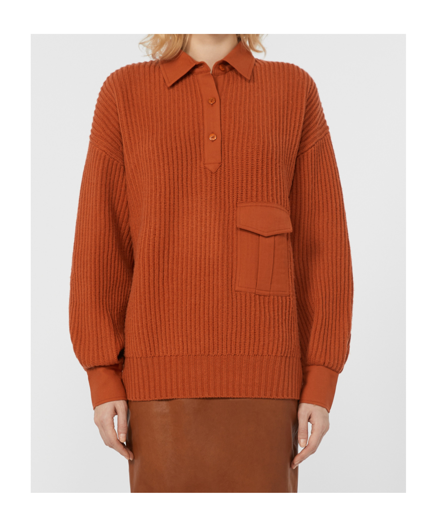 Weekend Max Mara Wool And Cashmere Sweaters In Brown