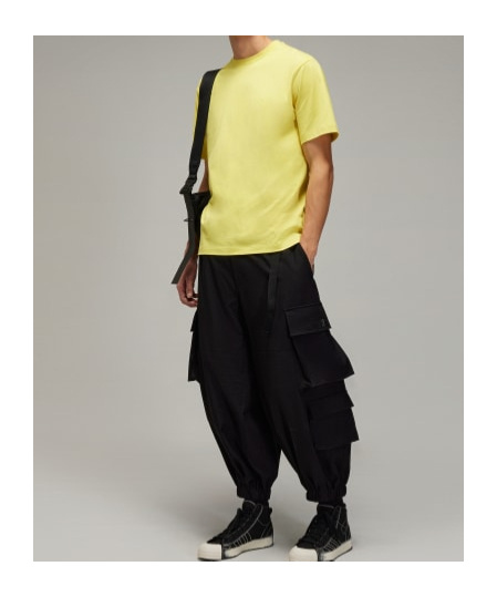Y-3 Regular Short Sleeve Tee In Yellow