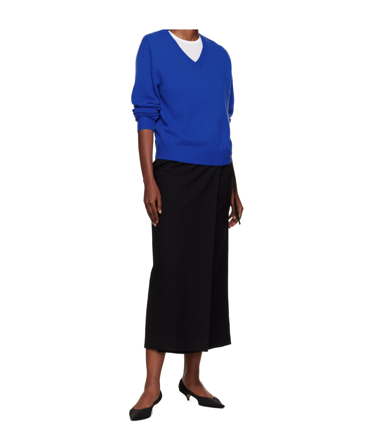 Dunst Black Wrap Maxi Skirt In Black