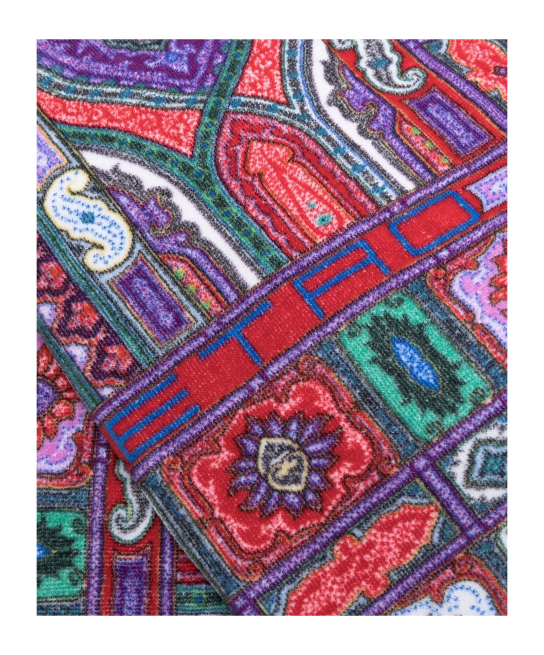 Etro Baroque-pattern Beach-towel In Multicolor