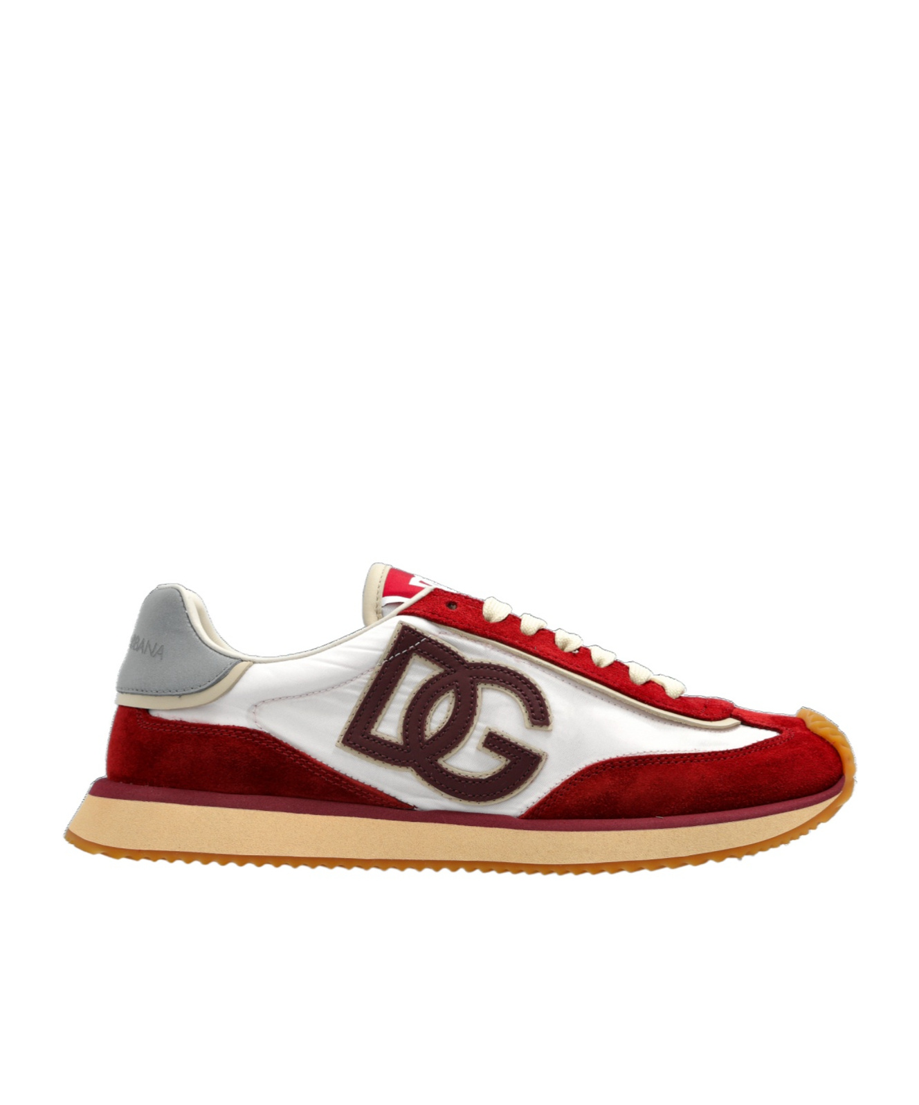 Dolce & Gabbana Dg Cushion Suede-trimmed Sneakers
