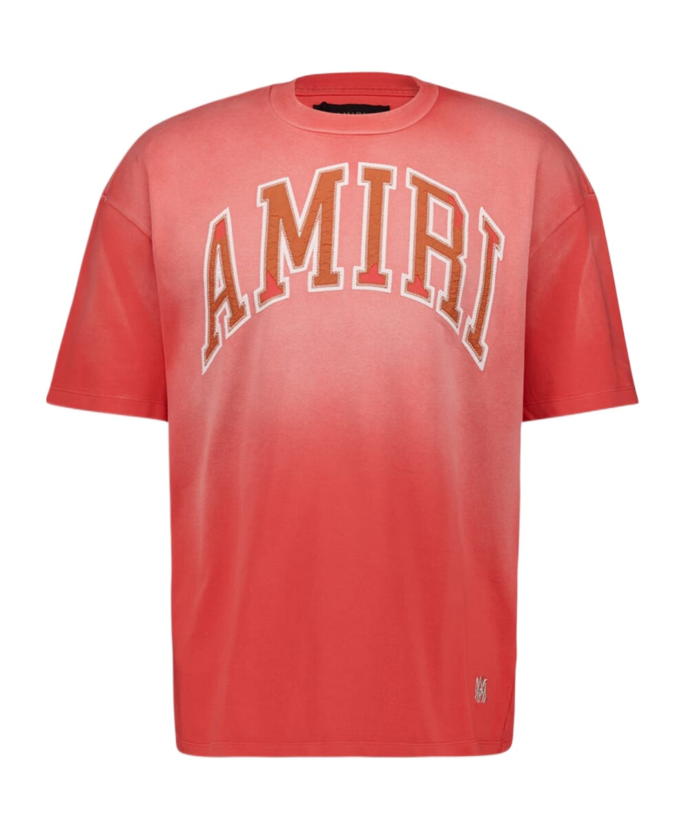 Shop Amiri Vintage T-shirt In Red