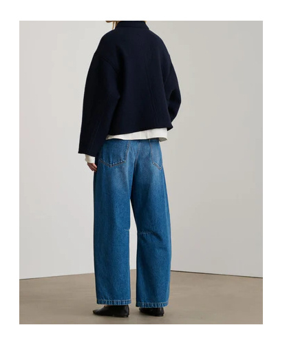 Soeur Olympe Oversized Jacket In Blue