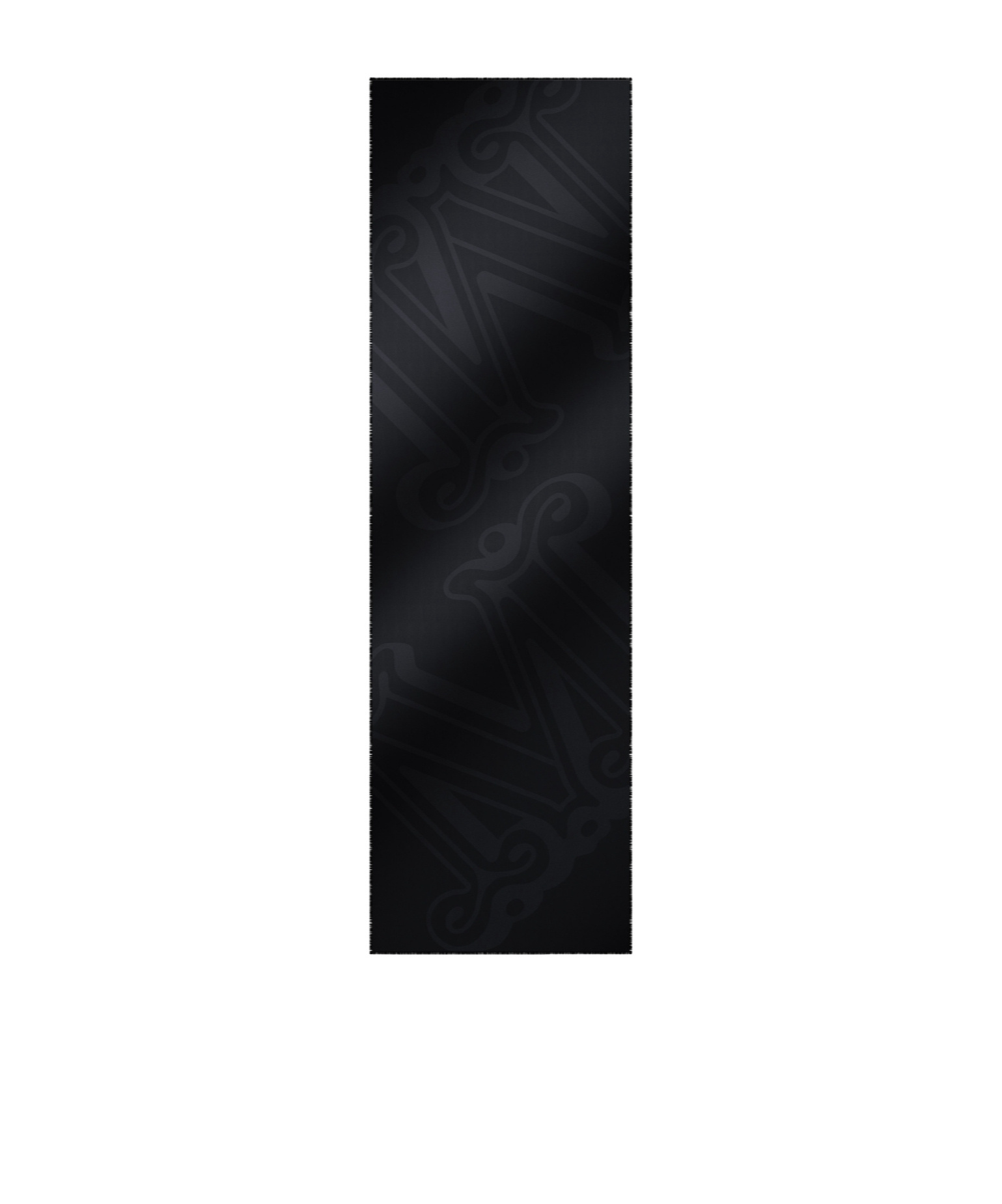 Max Mara Jacquard Silk And Cotton Stole In Black