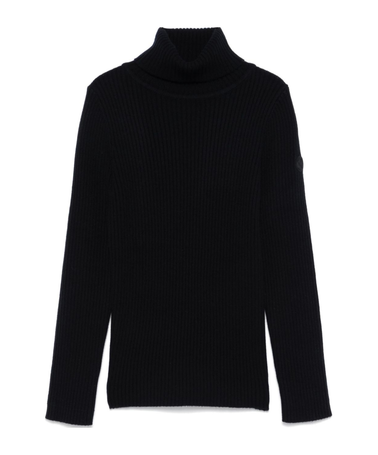 Yves Salomon Long-sleeved Turtleneck Sweater In Black
