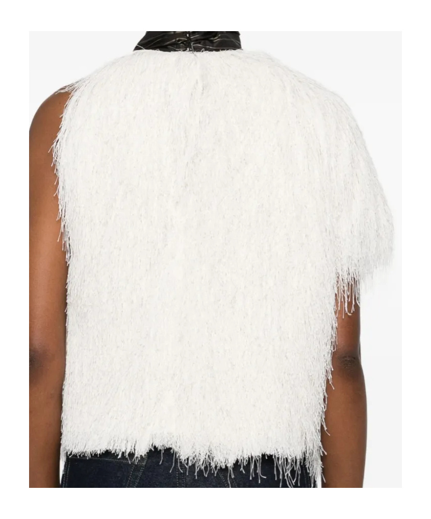 Dries Van Noten Asymmetrical Cover-up In White