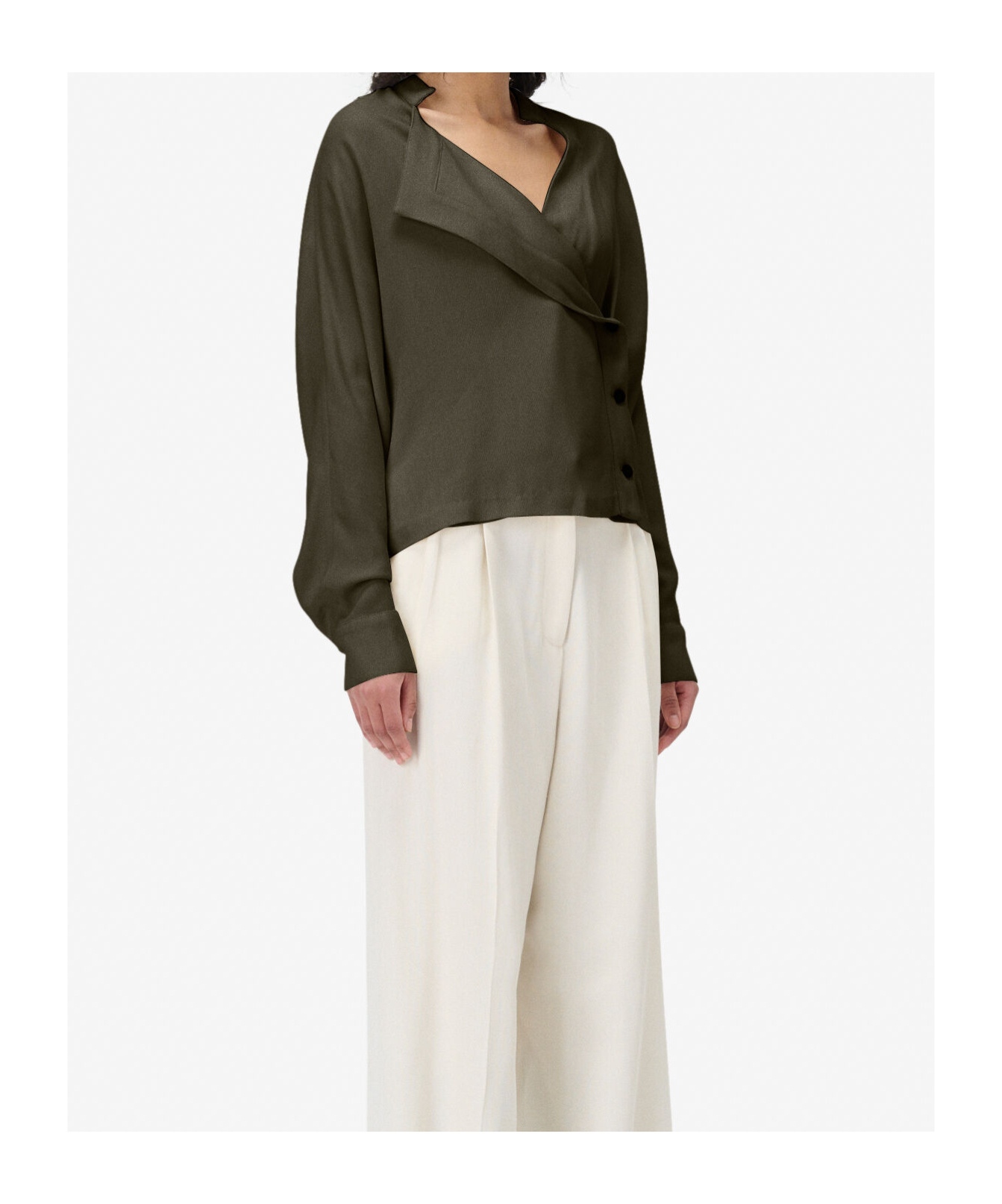 Iro Wrap Top In Black
