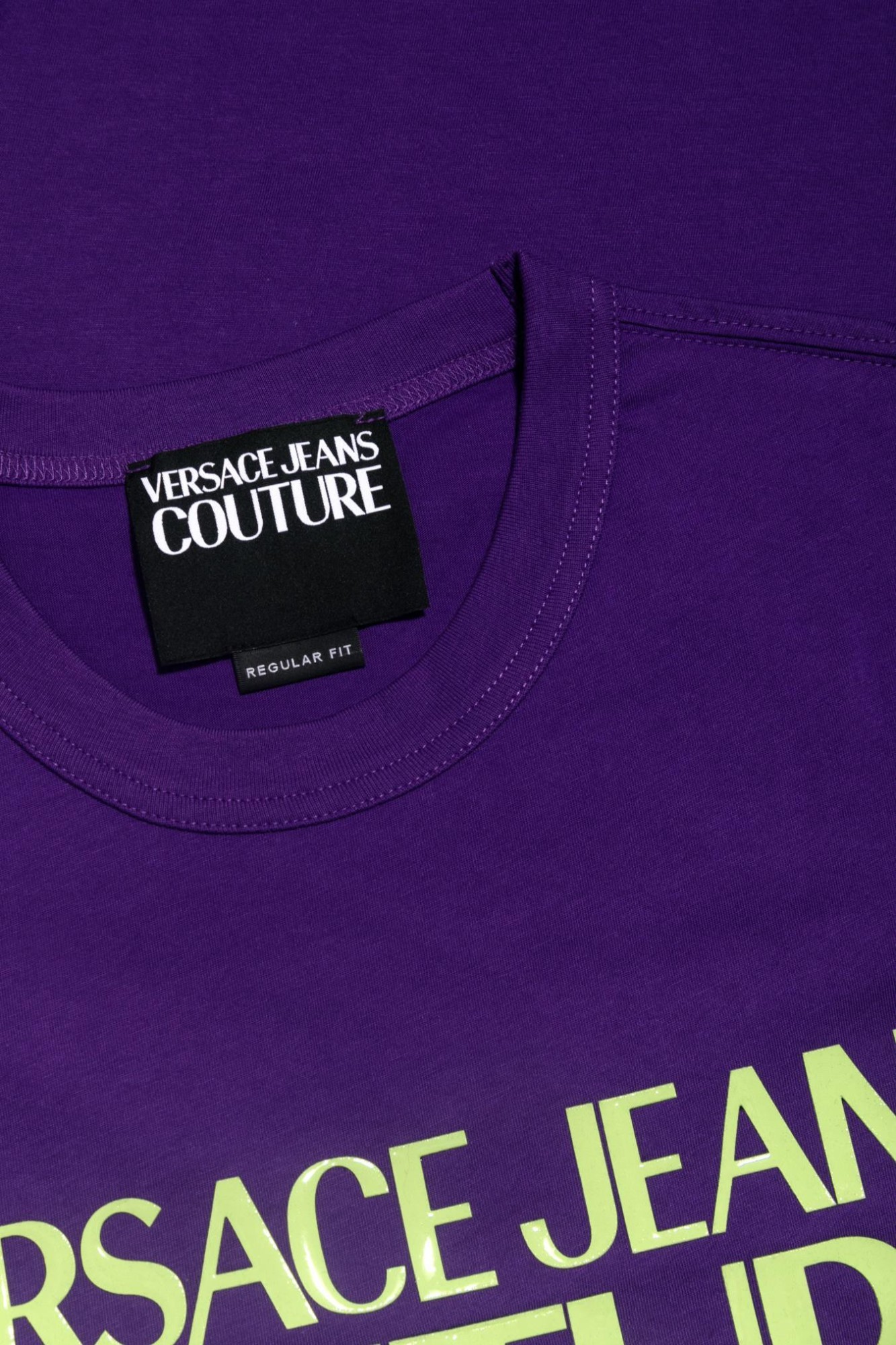 Versace Jeans Logo T-shirt In Purple