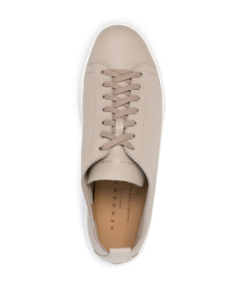 Henderson Baracco Laced Sneakers In Nude
