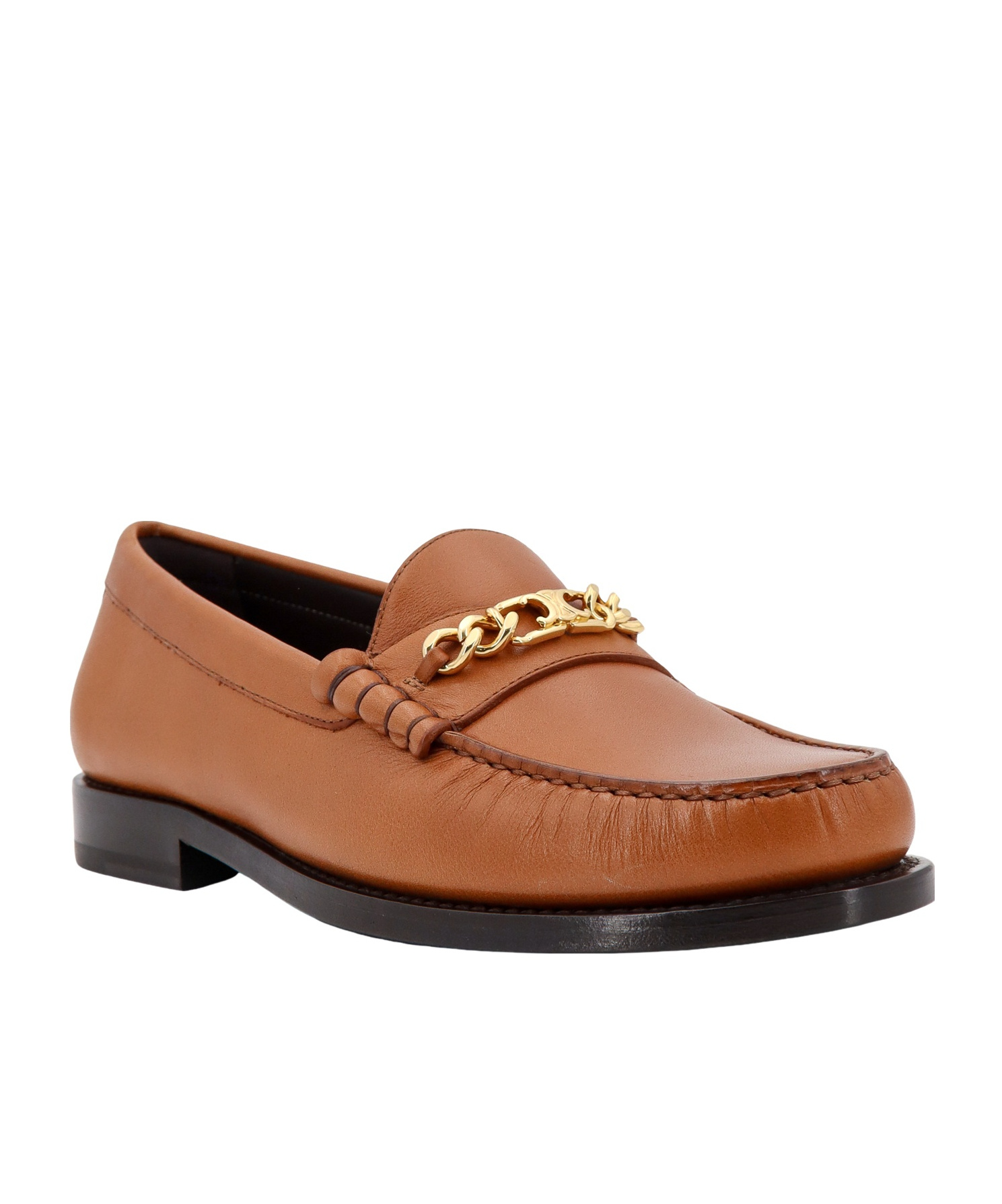 Celine Round-headed Love Shoes In Brown