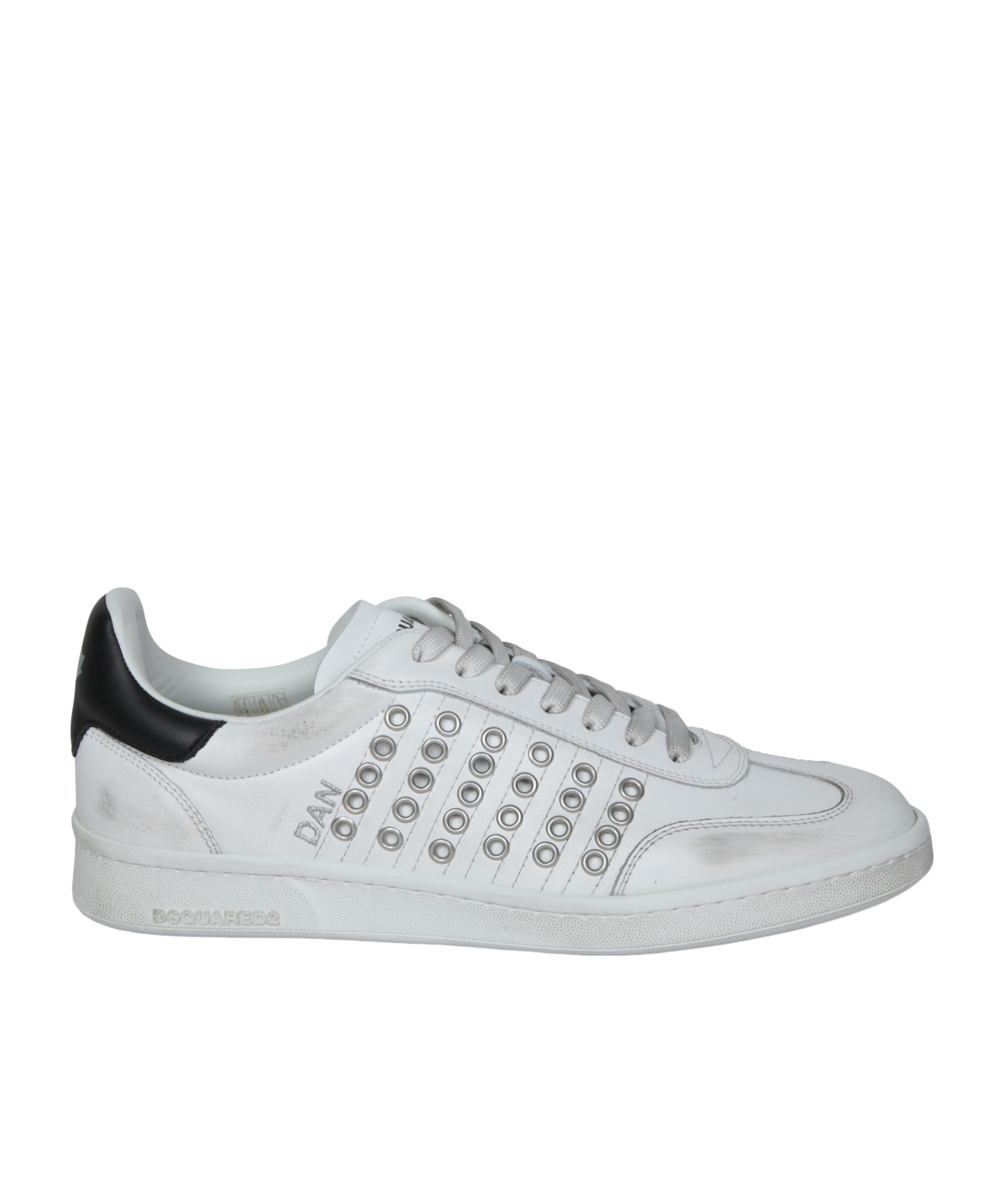 Dsquared2 Lace-up Low-cut Casual Shoes In White