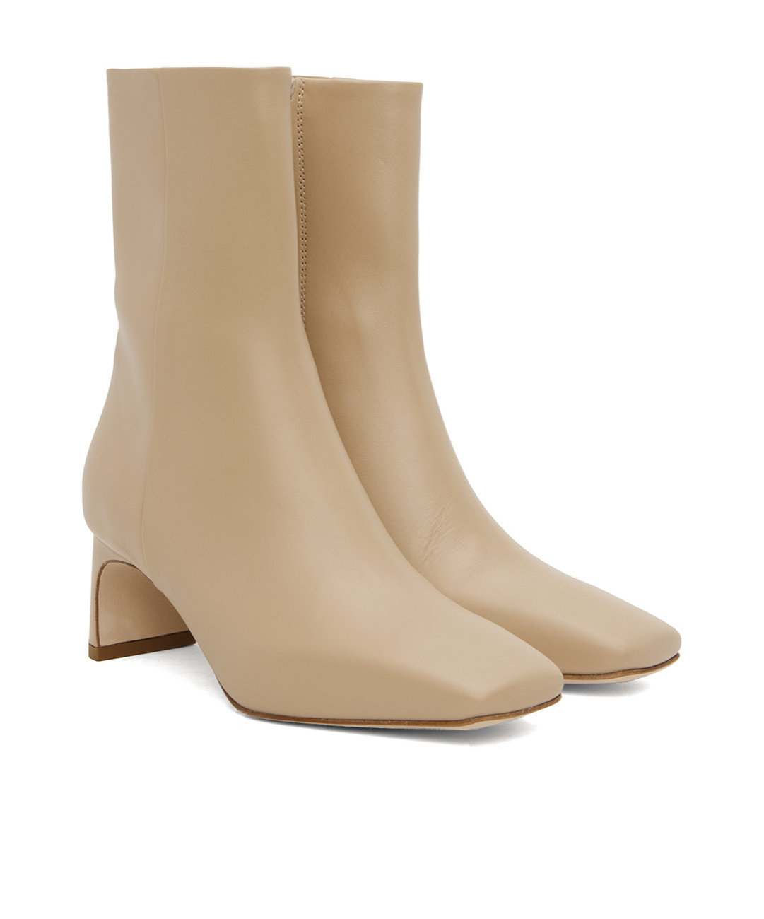 Aeyde Beige Tabitha Ankle Boots In Nude