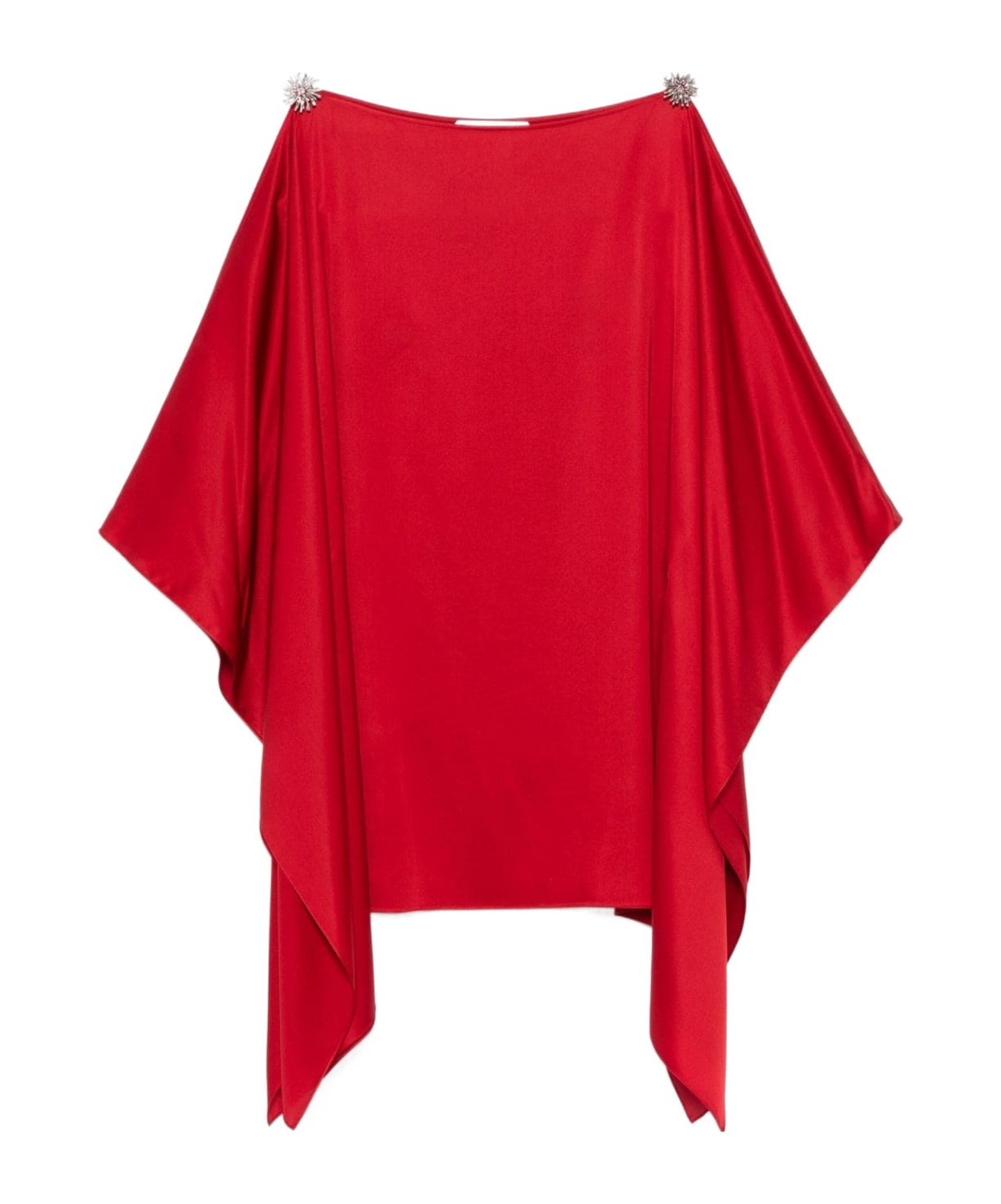Lanvin Bluse Aus Seide In Red