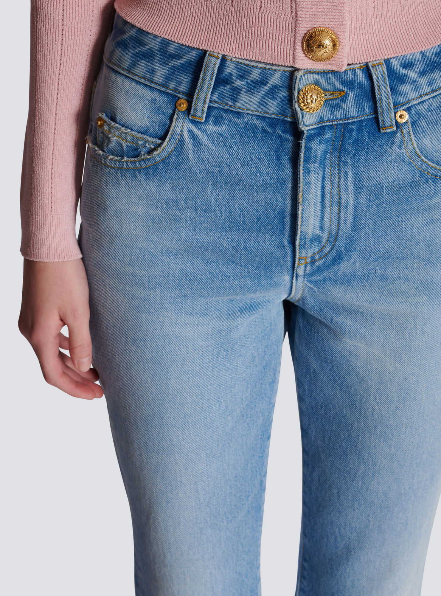 Balmain Jeans In Blue