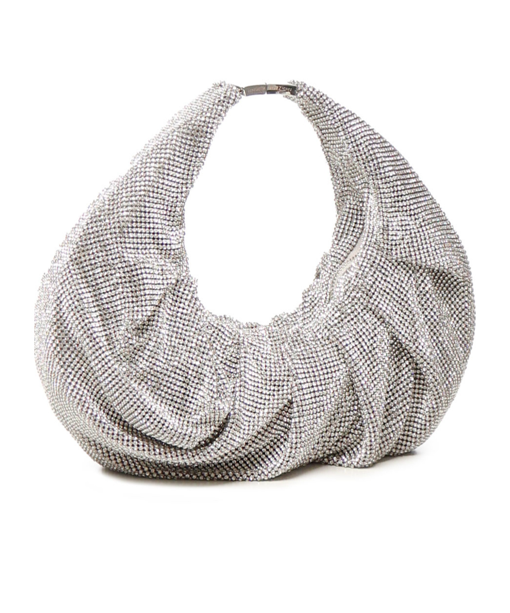 Benedetta Bruzziches Yennefer Crystal Top Handle Bag In Gray