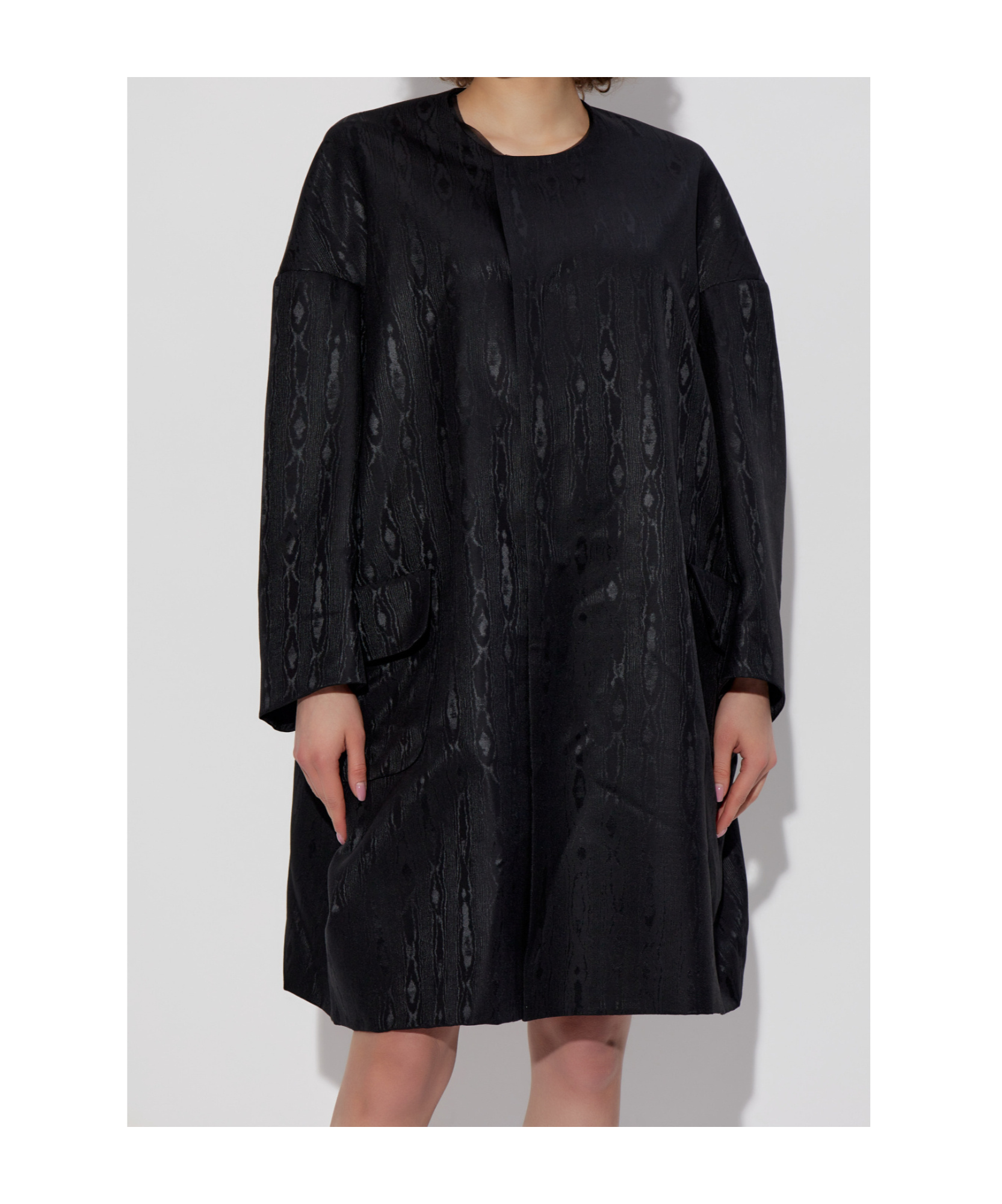 Shop Comme Des Garçons Silk-blend Coat