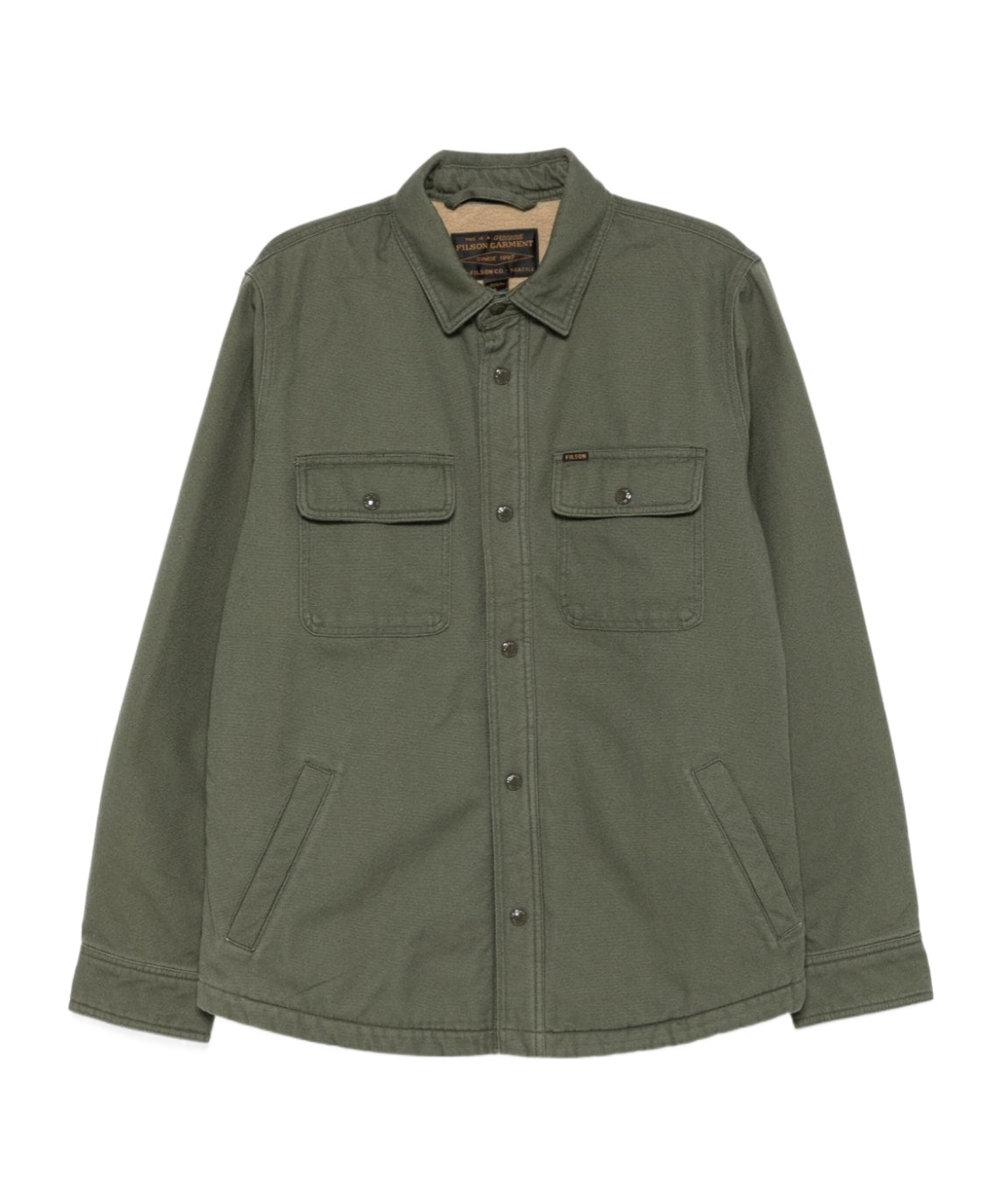 Filson Long-sleeved Casual Jacket In Green