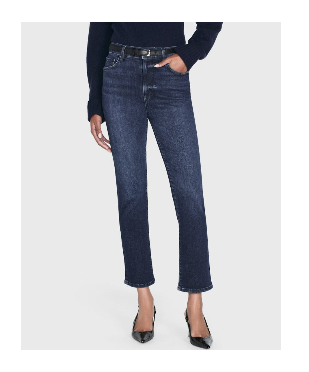 Frame Le High Jeans In Black