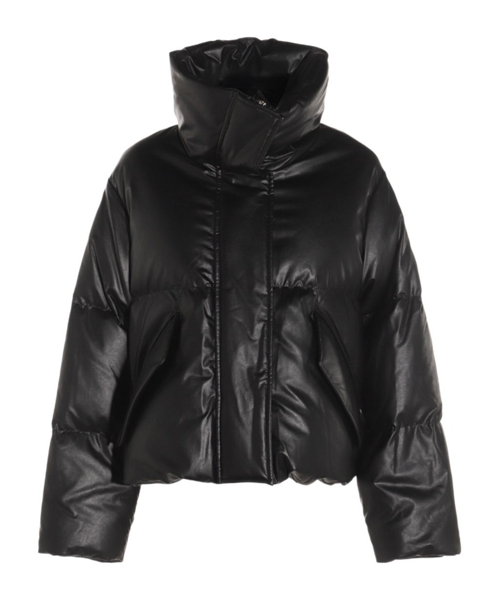 Mm6 Maison Margiela Pleather Puffer Jacket