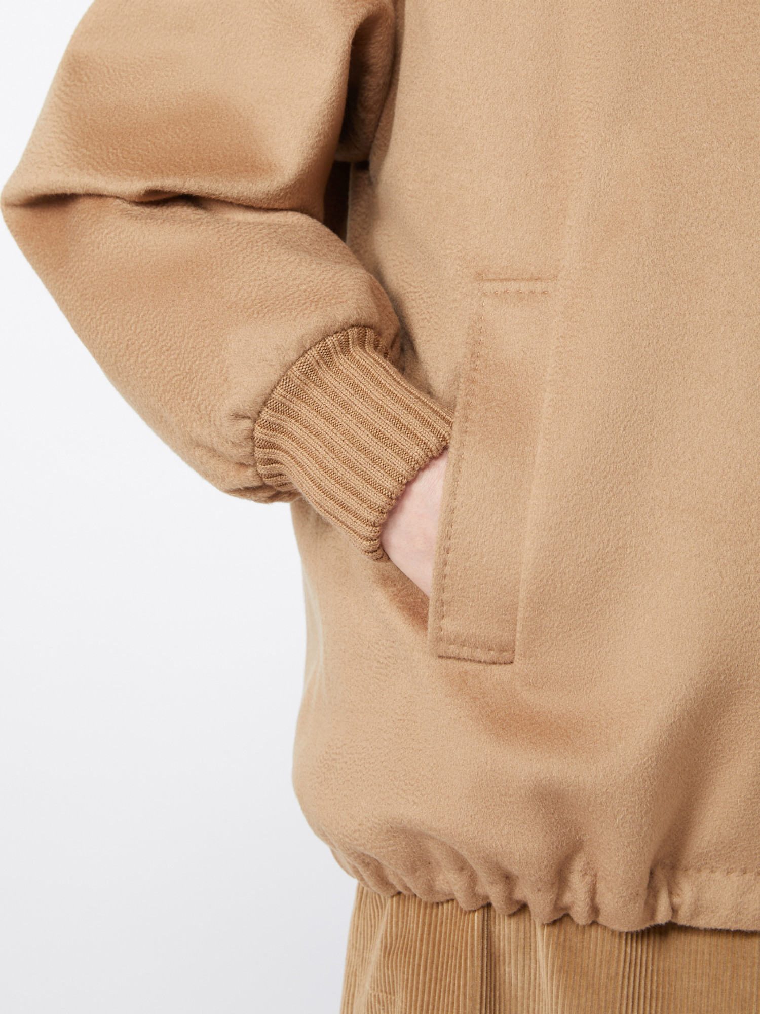 Max Mara Hooded Casual Jacket In Brown