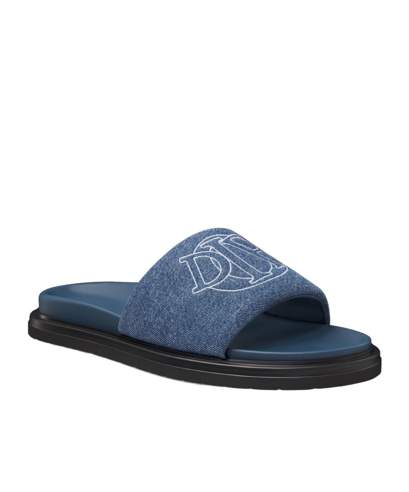 DIOR DIOR HOMME AQUA SLIP-ON SANDALS 