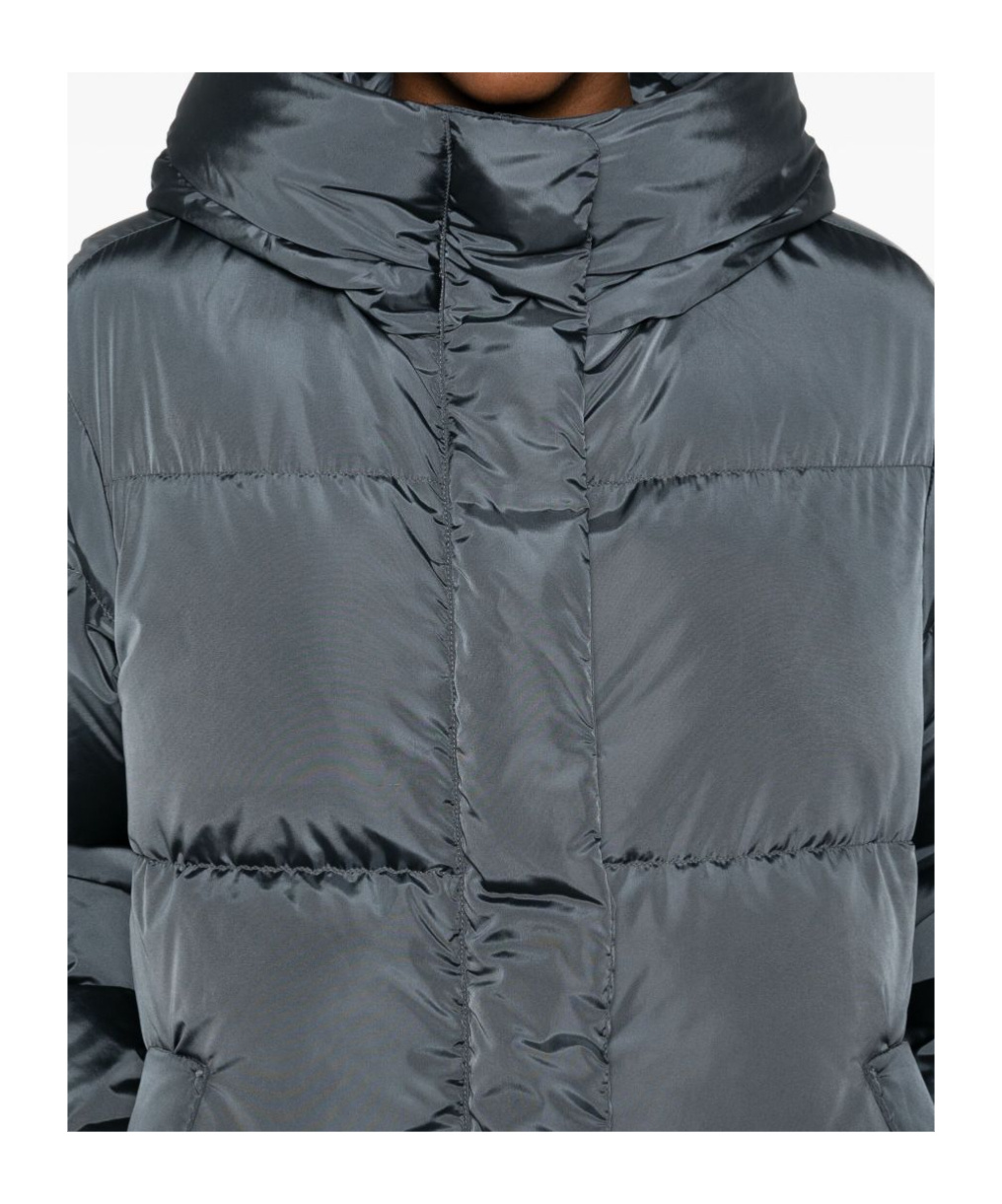 Lempelius Long-sleeved Cotton-padded Jacket In Gray
