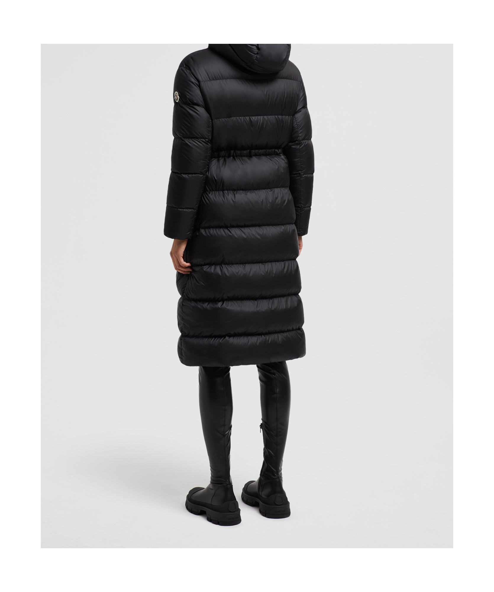 Moncler Boulogne Coat In Black