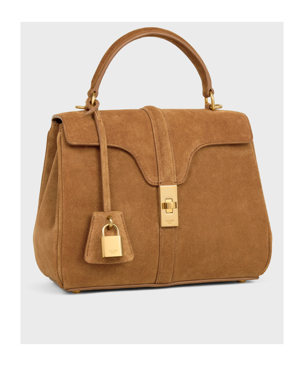 Celine Small 16 Small Shoulder Bag In Brown