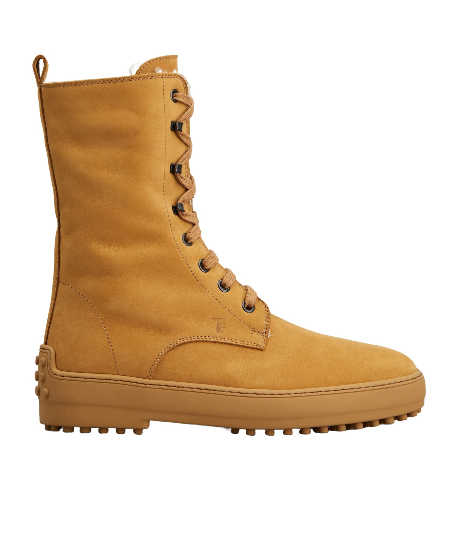 Tod's Winter Gommino Ankle Boots In Nubuck In Brown