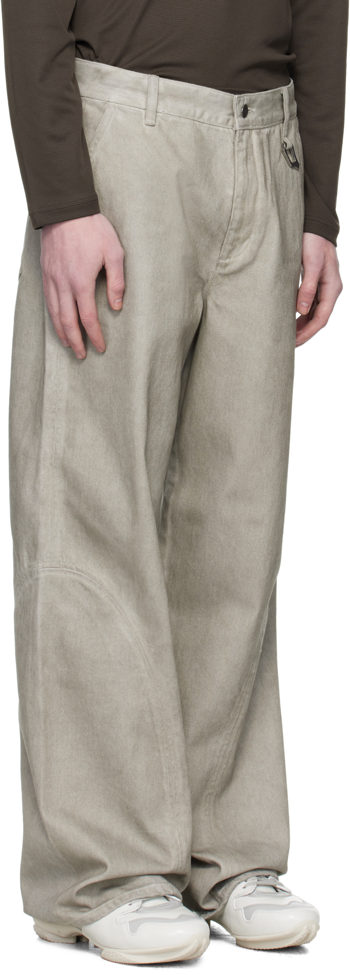 Heliot Emil Basalt Jeans In Gray