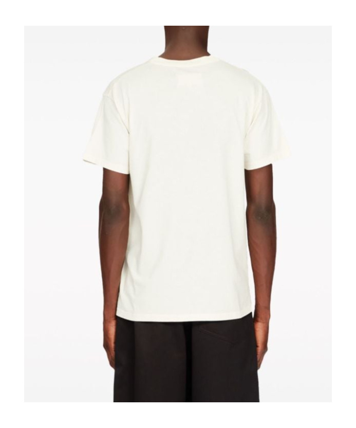 Maison Margiela Woman T-shirt Ivory Size M Cotton In White