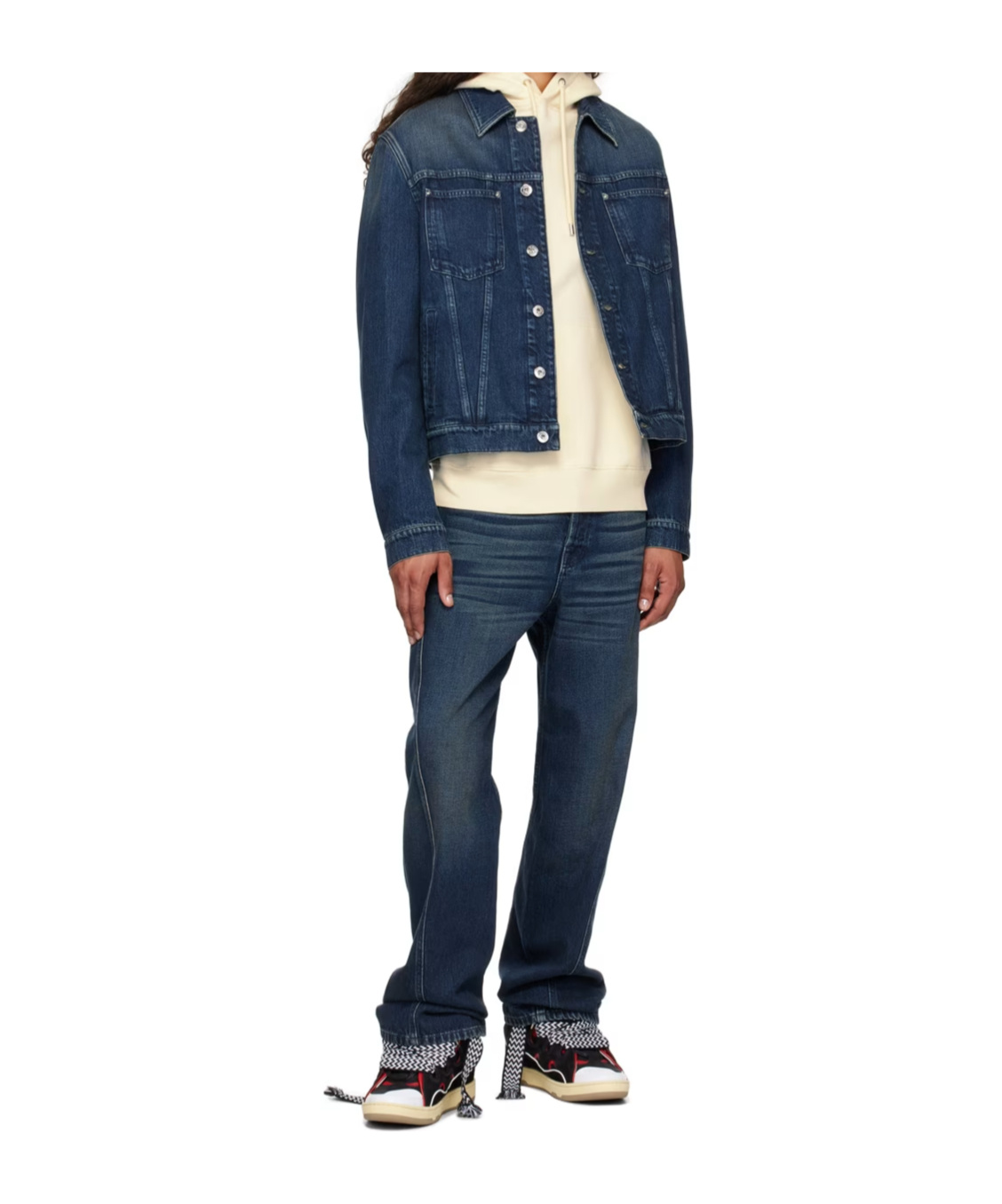 Lanvin Jacket With Patch In Blue