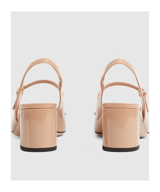 Gucci High Heel Shoes Woman Color Pink In Nude