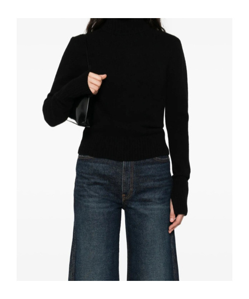 Carven Long-sleeved Knitted Cardigan In Blue